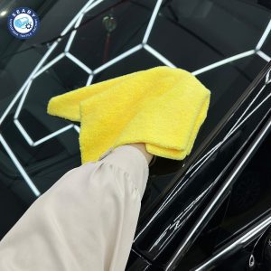 40x40CM 380g Edgeless Microfiber Towel Quick Dry Super Absorbent Cleaning Cloth for Car Detailing and Interior Cleaning