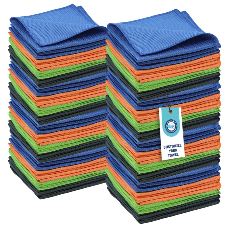 Waffle Microfiber Car Towel High Quality Quick Drying Auto Clean Cloth for Professional Car Detailing Made of Polyester