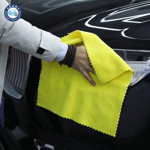 Premium 40x40cm 350GSM Microfiber Car Wash Towel High Absorbency Scratch-Free for Waxing Polishing Drying Detailing