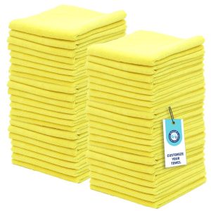 Premium 40x40cm 350GSM Microfiber Car Wash Towel High Absorbency Scratch-Free for Waxing Polishing Drying Detailing