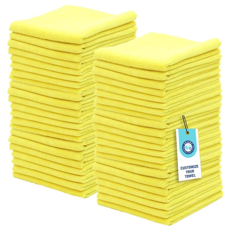 Premium 40x40cm 350GSM Microfiber Car Wash Towel High Absorbency Scratch-Free for Waxing Polishing Drying Detailing
