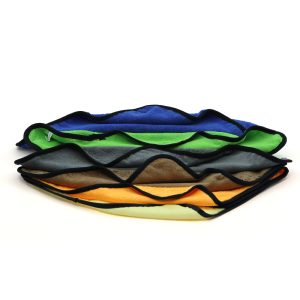 Thick High-Low Pile Car Wash Towel 40*40CM 400GSM with Bound Edges Super Absorbent Quick Dry Polishing Detailing Cleaning Cloth for Auto Care