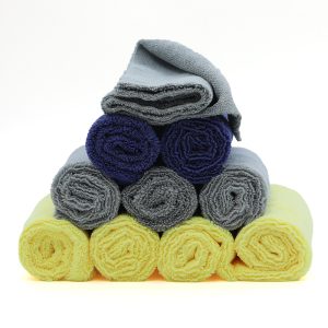 40x40CM 380g Edgeless Microfiber Towel Quick Dry Super Absorbent Cleaning Cloth for Car Detailing and Interior Cleaning