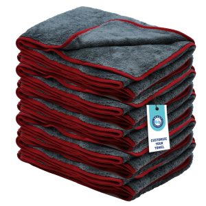 Extra Large Microfiber Coral Fleece Towel XL Drying Rag Super Absorbent Lint-Free Edgeless Car Cleaning Cloth