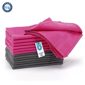 Microfiber Tea Towel Soft Absorbent Protective for Kitchen Glassware and Dishes