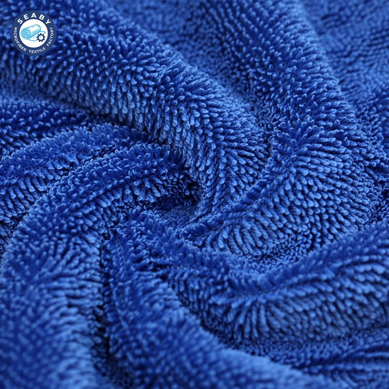 1200GSM Dual Pile Twisted Loop Microfiber Car Wash Towel Interior Glass Polishing Exterior Detailing Auto Drying Capabilities