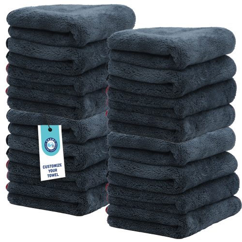 40*40CM 1200GSM Microfiber Coral Fleece Drying Towel Microfiber Car Towel Super Soft Streak-Free Car Cleaning Rag High GSM