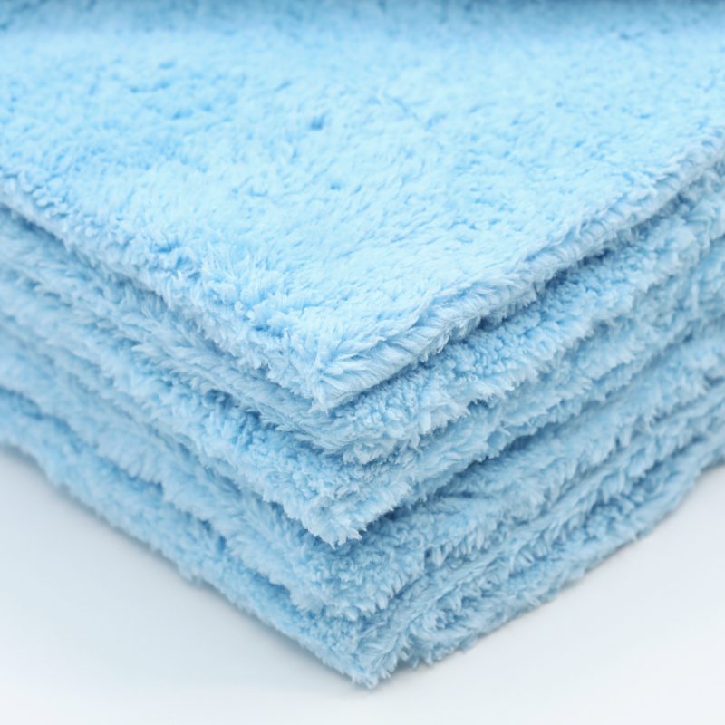 40x40cm Soft Polyester Microfiber Coral Fleece Towel 500GSM Quick Dry Absorbent Car Wash Cloth Scratch-Free Car Care Cleaning