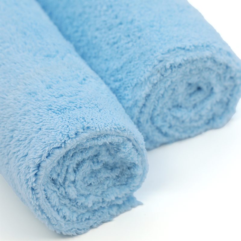 40x40cm Soft Polyester Microfiber Coral Fleece Towel 500GSM Quick Dry Absorbent Car Wash Cloth Scratch-Free Car Care Cleaning