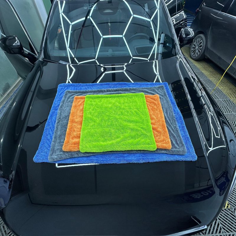 1200GSM Dual Pile Twisted Loop Microfiber Car Wash Towel Interior Glass Polishing Exterior Detailing Auto Drying Capabilities