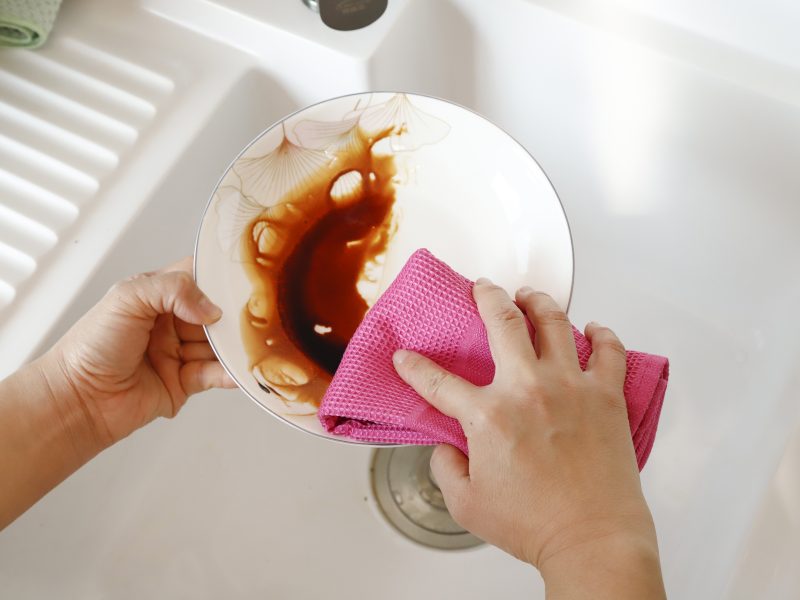 Microfiber Tea Towel Soft Absorbent Protective for Kitchen Glassware and Dishes