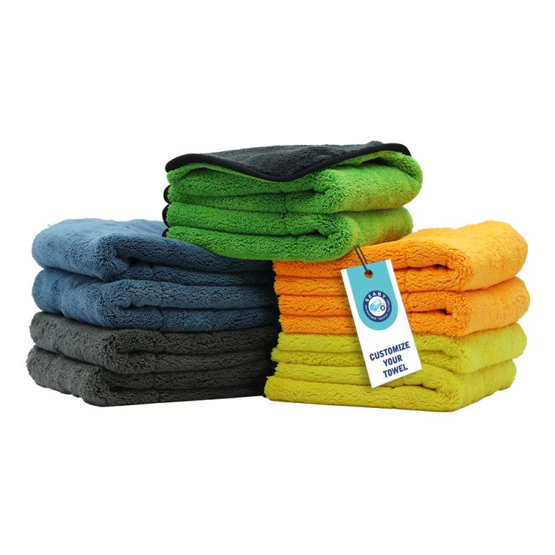Premium Heavy-Duty Microfiber Coral Fleece Rag Large Absorbent Streak-Free Car Cleaning Cloth Quick Dry Soft Plush Polyester