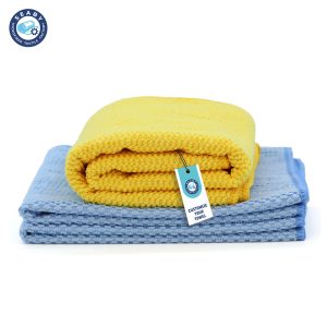Microfiber Car Towel Jacquard Texture Highly Absorbent Scratch Free Ideal for Household Cleaning