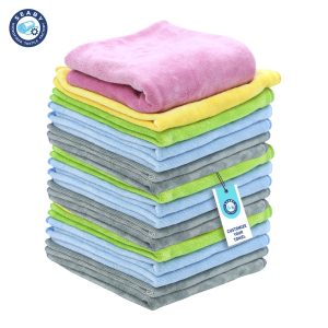 Weft Knitted Brushed Towel Cold Like Touch Softness Excellent Thermal Insulation for Cars Atelier Detailing and Kitchen Cleaning Tasks