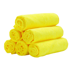 Value Pack Microfiber Cleaning Towels Set of 36 Quick Drying Eco Friendly and Multi Surface Cost Effective Choice for Cars and Household
