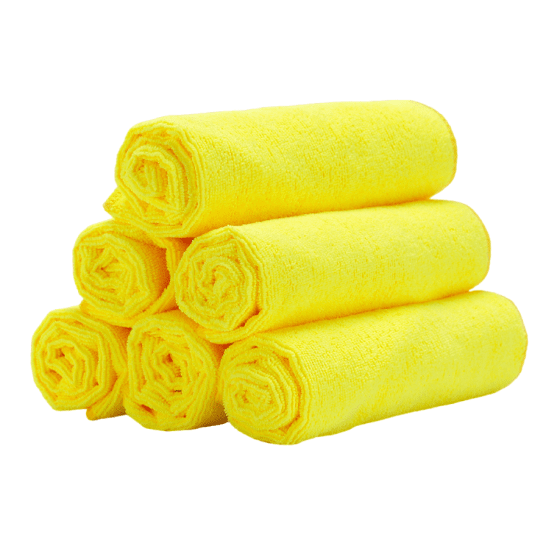 Value Pack Microfiber Cleaning Towels Set of 36 Quick Drying Eco Friendly and Multi Surface Cost Effective Choice for Cars and Household