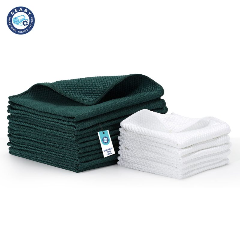 Fishscale Microfiber Cleaning Cloth Powerful Degreasing Quick Drying and Durable Ideal for Window and Glass Cleaning