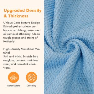 Microfiber Car Towel Jacquard Texture Highly Absorbent Scratch Free Ideal for Household Cleaning