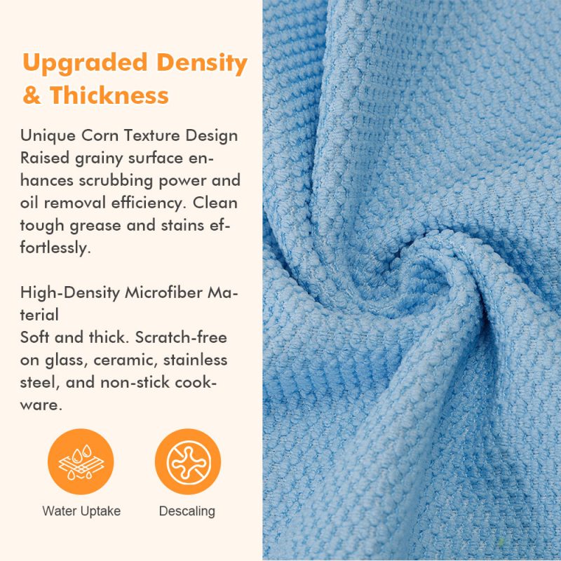 Microfiber Car Towel Jacquard Texture Highly Absorbent Scratch Free Ideal for Household Cleaning