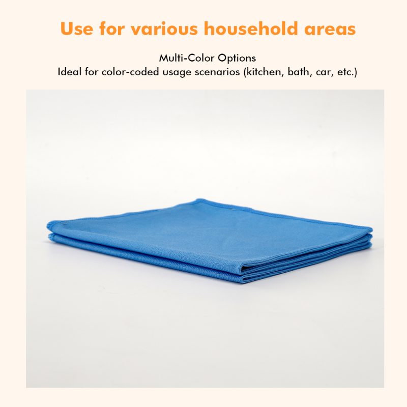 Microfiber Glass Towel Streak Free Polishing and Multi Purpose Cleaning for Home Windows Glass and Car Drying