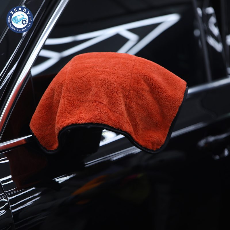 Premium Heavy-Duty Microfiber Coral Fleece Rag Large Absorbent Streak-Free Car Cleaning Cloth Quick Dry Soft Plush Polyester