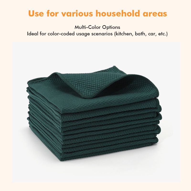 Fishscale Microfiber Cleaning Cloth Powerful Degreasing Quick Drying and Durable Ideal for Window and Glass Cleaning