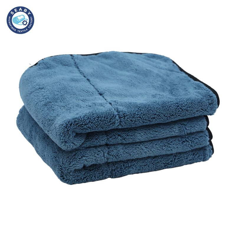 Premium Heavy-Duty Microfiber Coral Fleece Rag Large Absorbent Streak-Free Car Cleaning Cloth Quick Dry Soft Plush Polyester