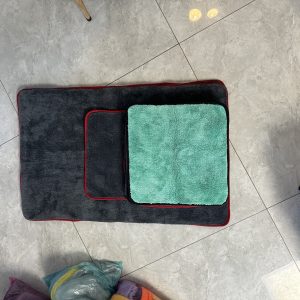 Microfiber Coral Fleece Towel 1200GSM Super Absorbent Quick Drying Soft Plush Lint-Free Large Auto Detailing Rag