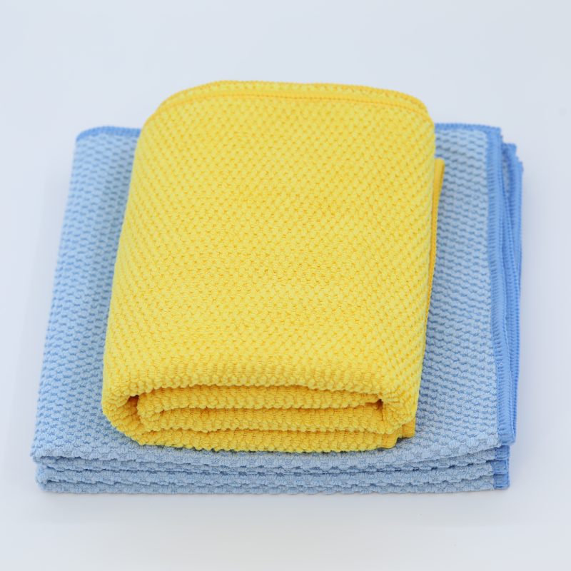 Microfiber Car Towel Jacquard Texture Highly Absorbent Scratch Free Ideal for Household Cleaning