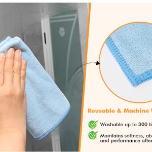 Weft Knitted Brushed Towel Cold Like Touch Softness Excellent Thermal Insulation for Cars Atelier Detailing and Kitchen Cleaning Tasks