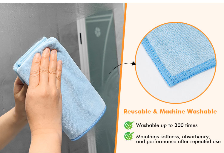 Weft Knitted Brushed Towel Cold Like Touch Softness Excellent Thermal Insulation for Cars Atelier Detailing and Kitchen Cleaning Tasks