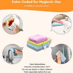 Weft Knitted Brushed Towel Cold Like Touch Softness Excellent Thermal Insulation for Cars Atelier Detailing and Kitchen Cleaning Tasks