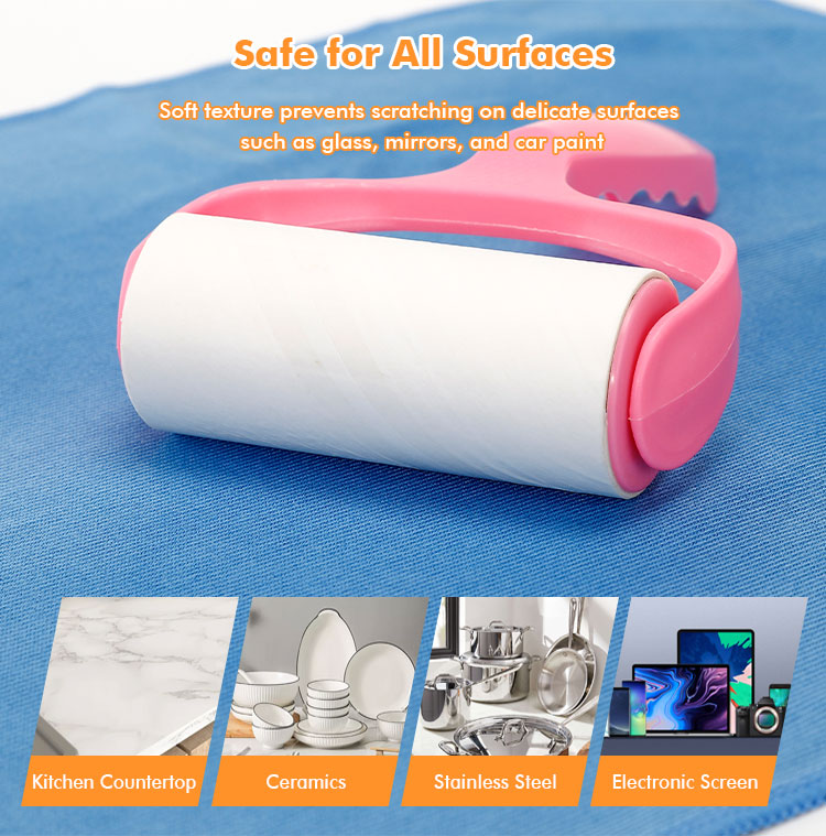 Microfiber Glass Towel Streak Free Polishing and Multi Purpose Cleaning for Home Windows Glass and Car Drying
